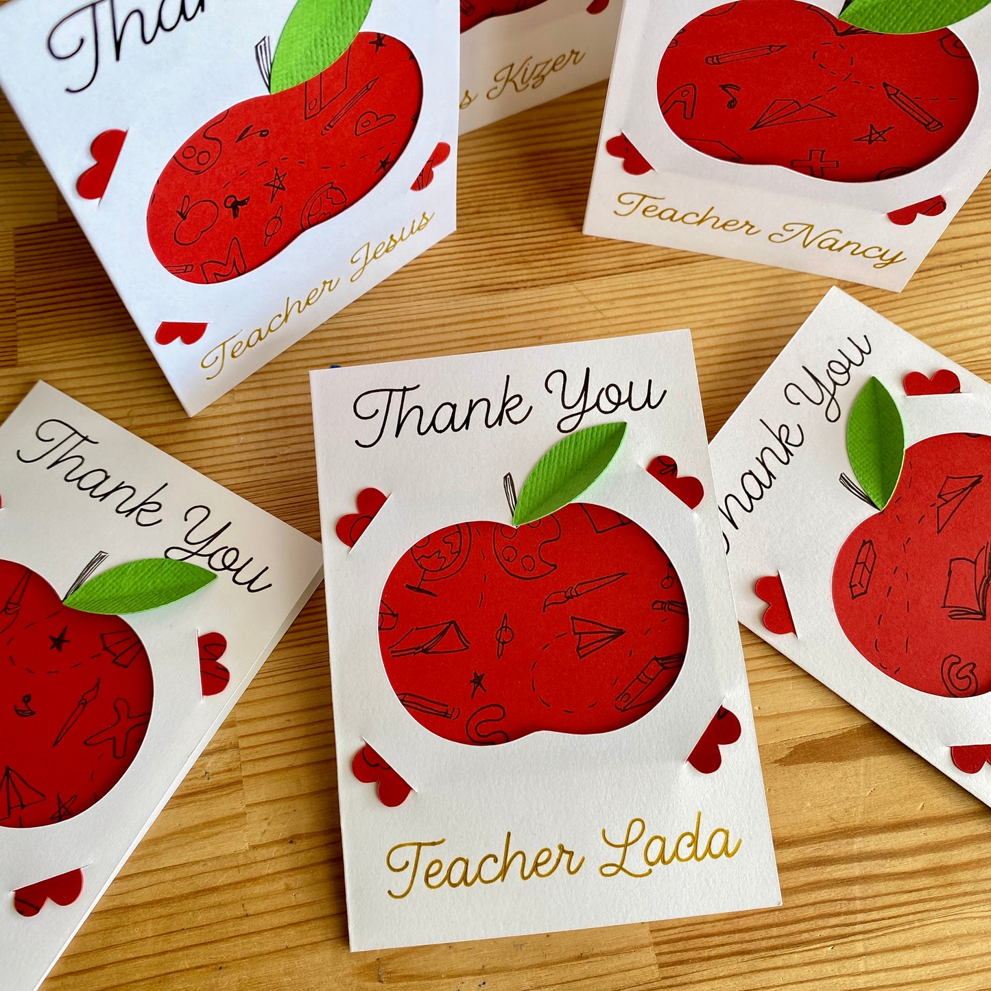 Thank you cards for teachers