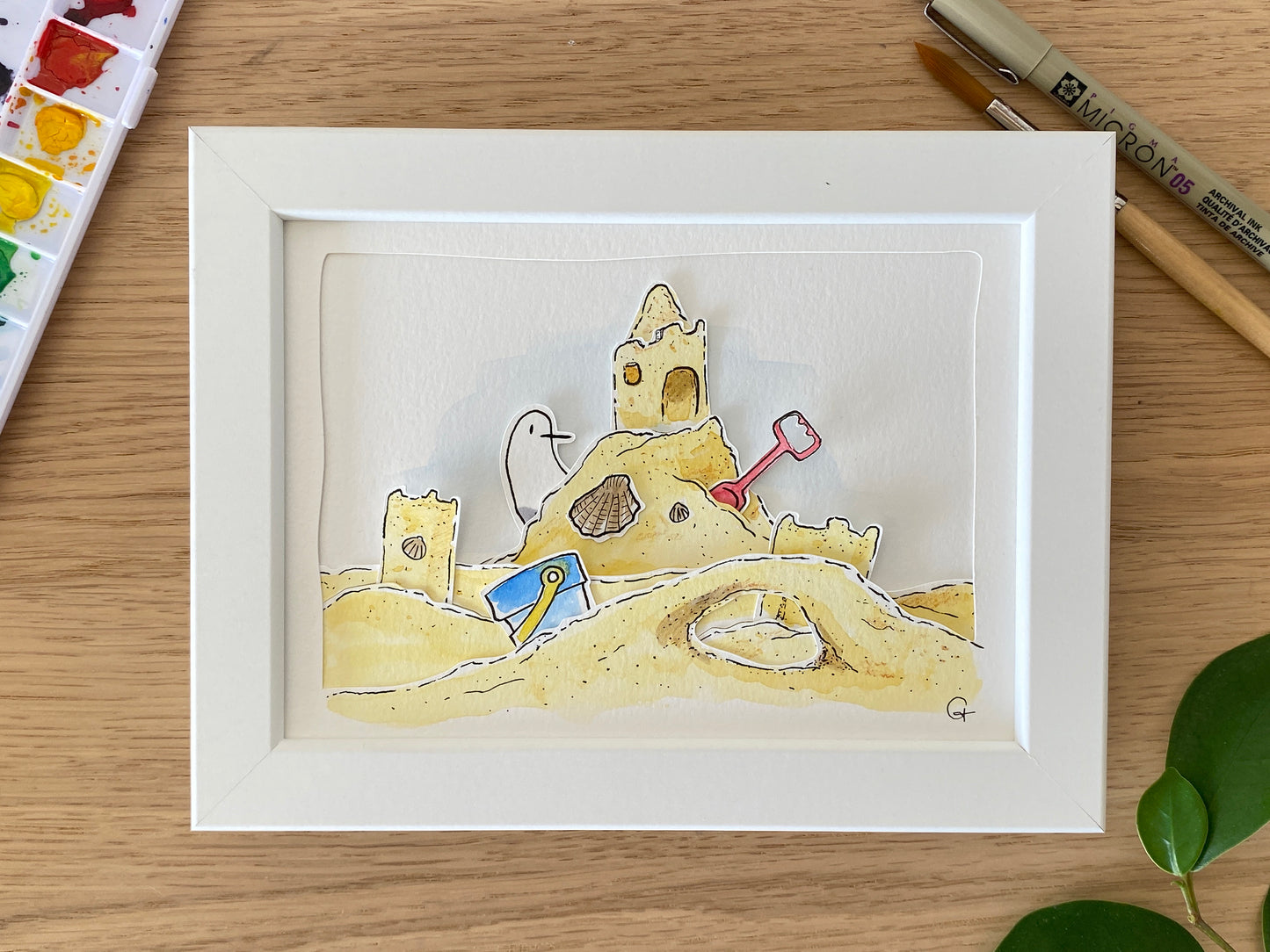 Sand Castle | Original artwork