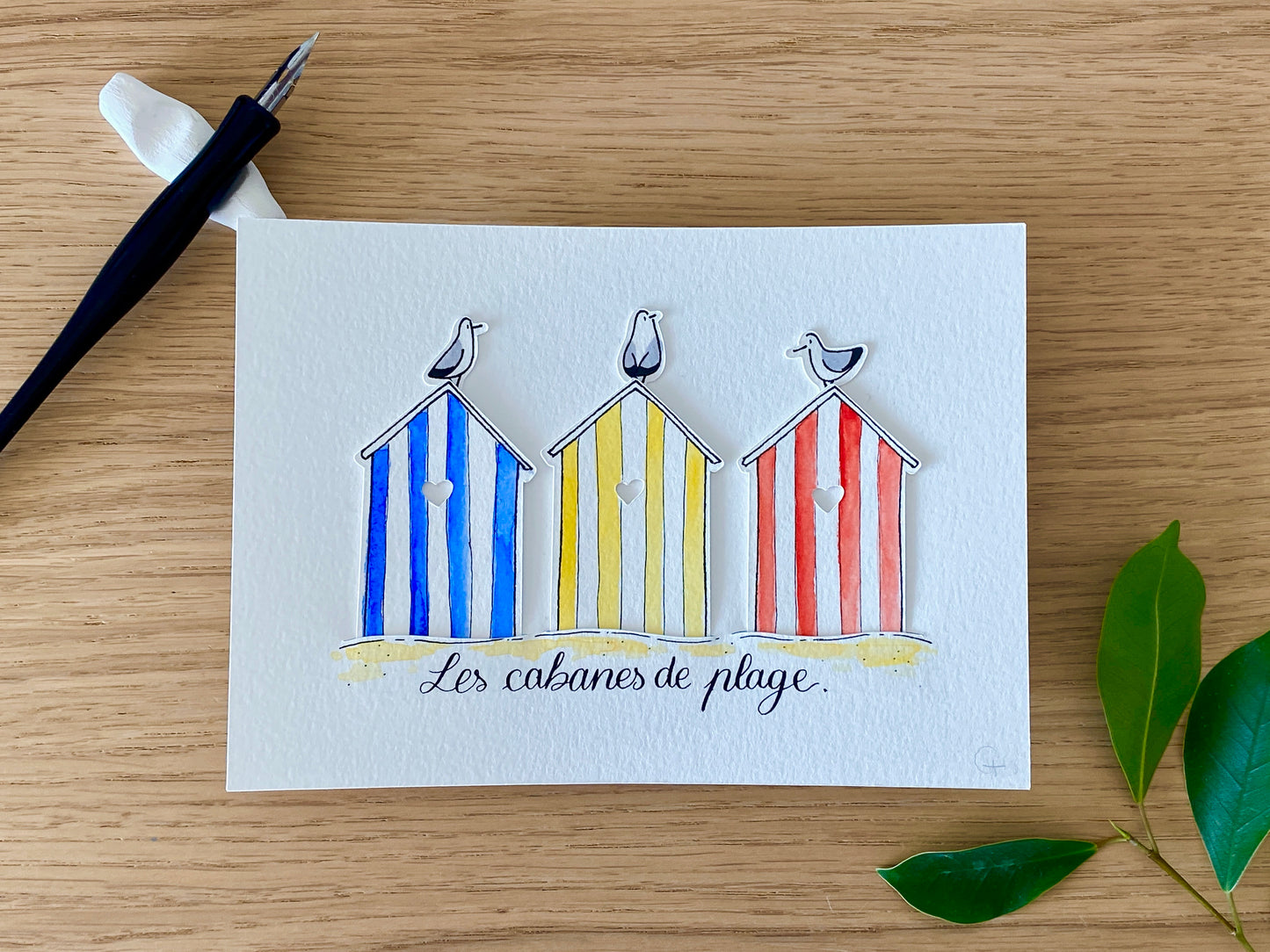 Cabanes de plage | Original artwork