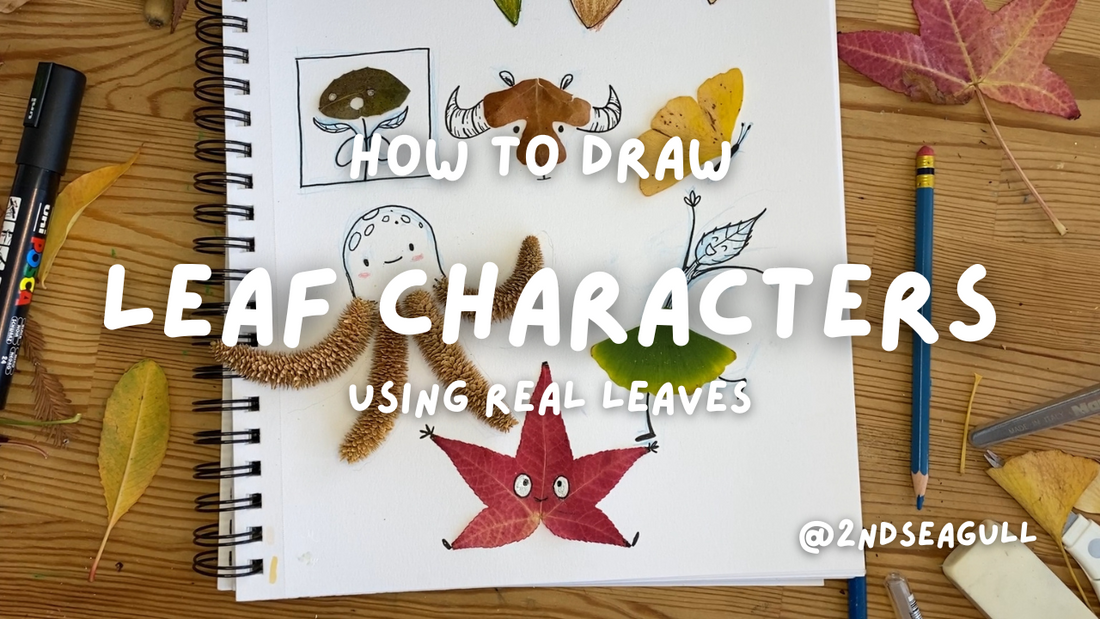My Creative Journey: Making Characters from Real Leaves | Tutorial for Kids and Adults