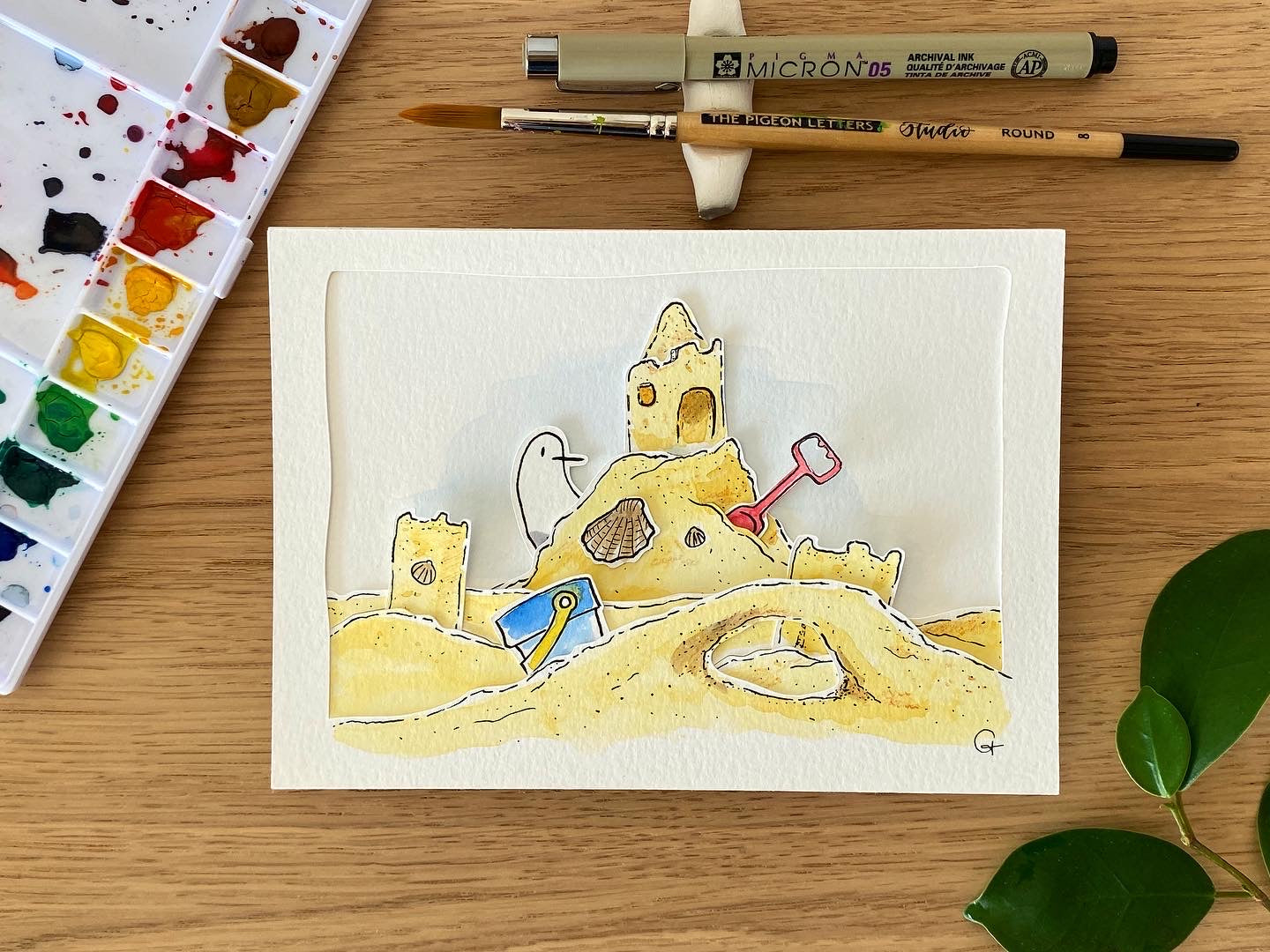 Sand Castle | Original artwork